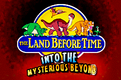 Land Before Time, The - Into the Mysterious Beyond: Title